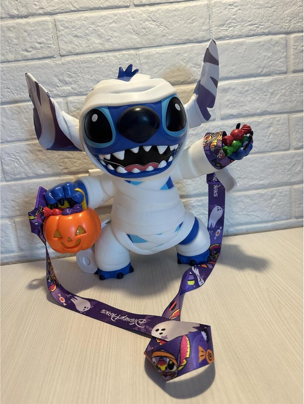 Disney stitch Halloween mummy pumpkin popcorn bucket 2025